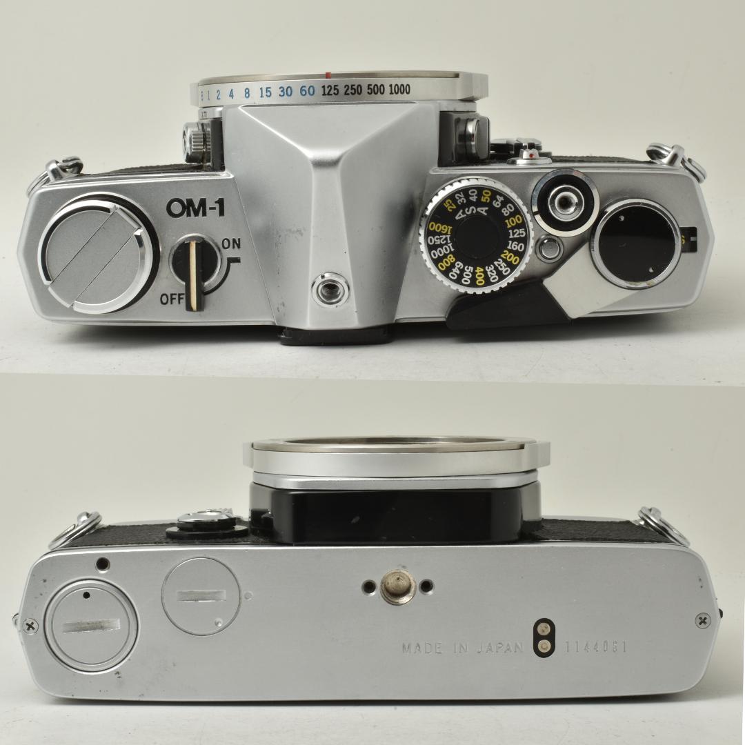整備済 完動 Olympus OM-1 MD 50mm F1.8 露出計OK
