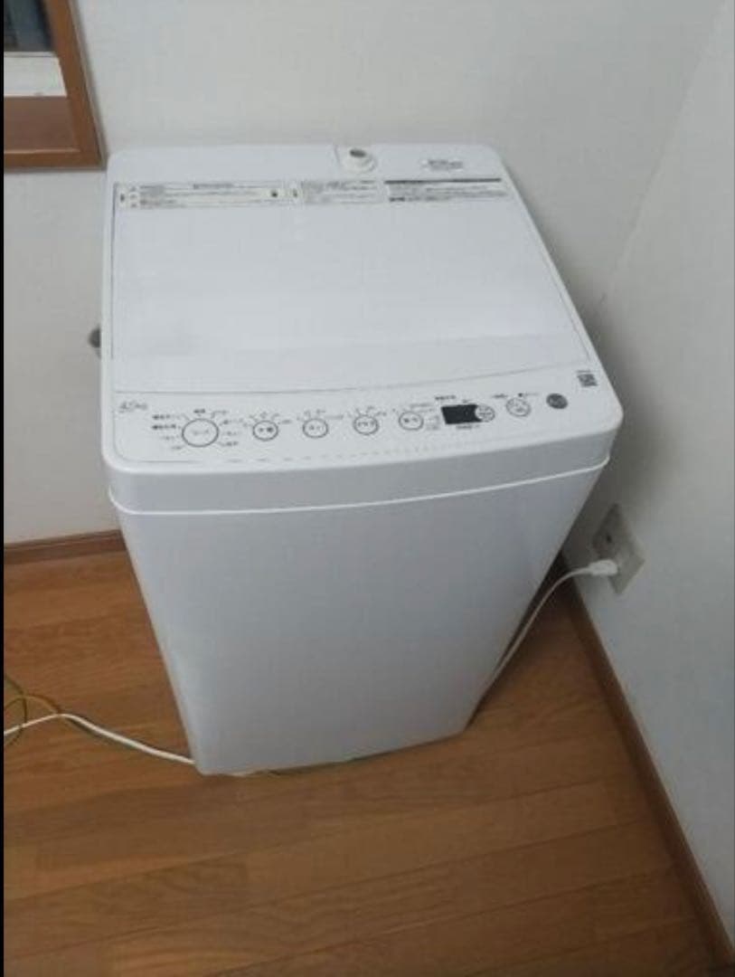 ホワイト縦型洗濯機 本体