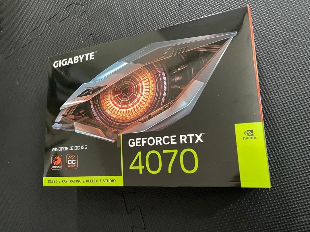 グラフィックボード・グラボ・ビデオカード GIGABYTE GEFORCE RTX 4070 WINDFORCE OC