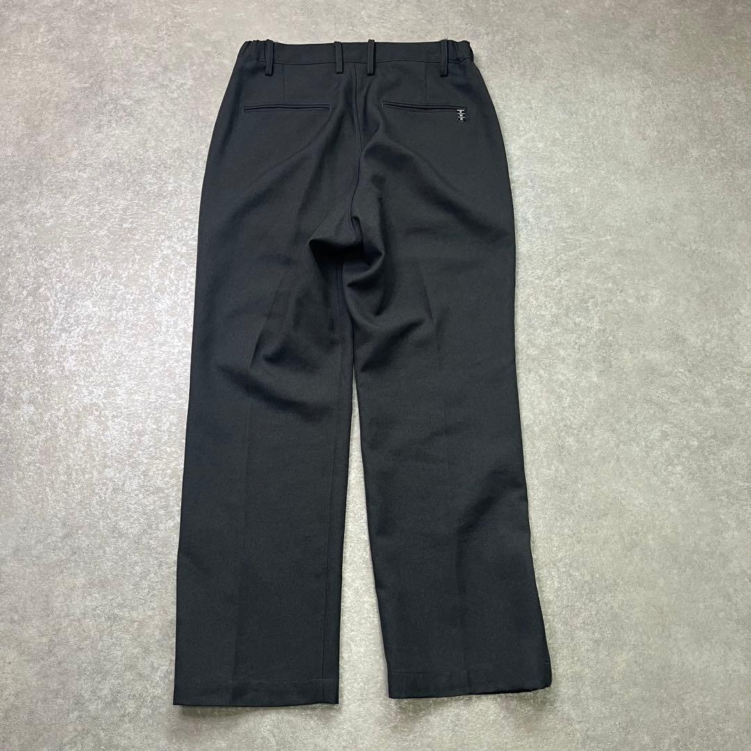 PWA SLIT STRAIGHT SLACKS スラックス チャコール L