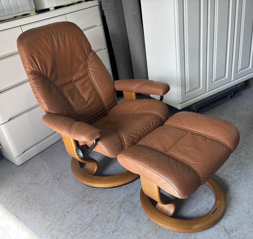 user_c377c10c EKORNESリクライニングチェアオットマン付