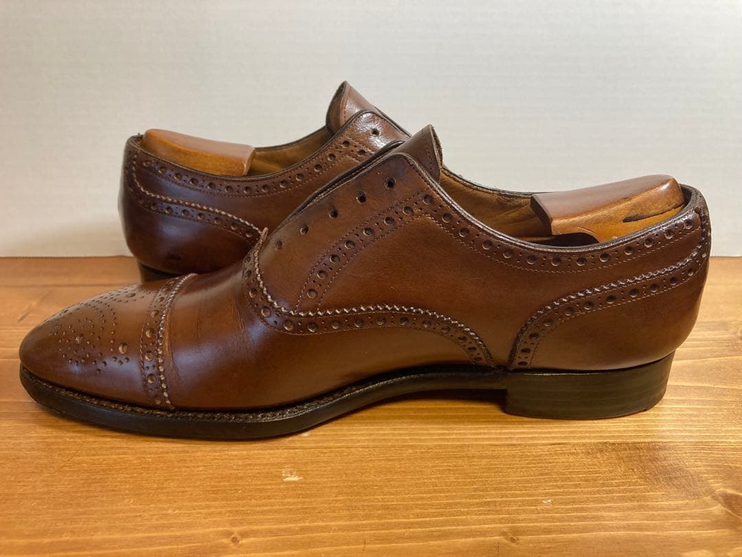 三陽山長 セミブローグ 寿三郎? サイズ7 セミオーダー品