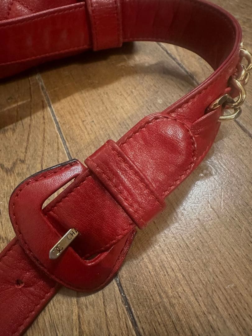 シャネル マトラッセ ピコローレ ターンロック ウエストポーチ チェーン バッグ