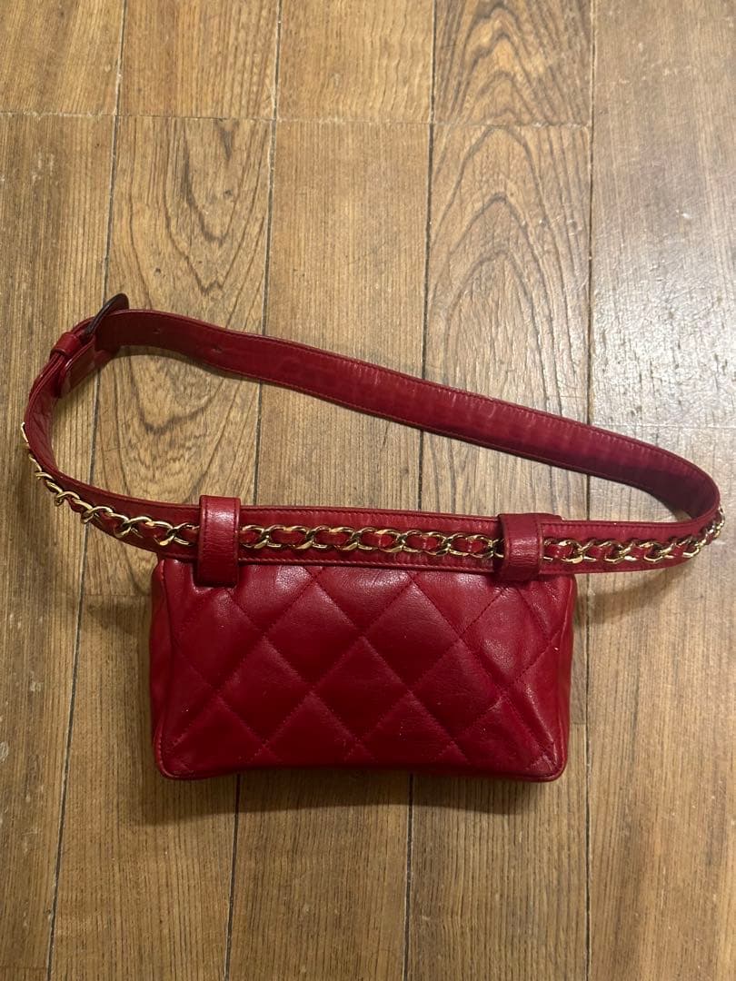 シャネル マトラッセ ピコローレ ターンロック ウエストポーチ チェーン バッグ