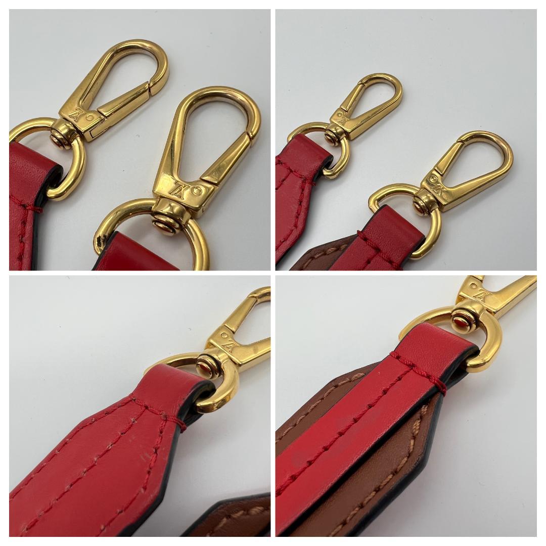 LOUIS VUITTON ルイヴィトン レザーショルダーストラップ 100cm