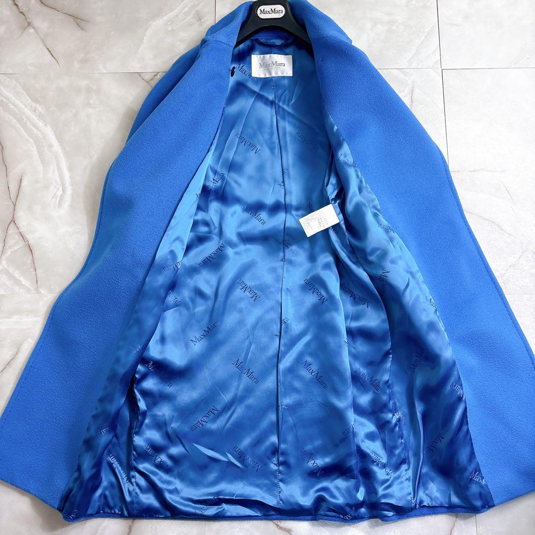美品　マックスマーラ マニュエラ　キャメル100 ブルー　サイズ36 コート