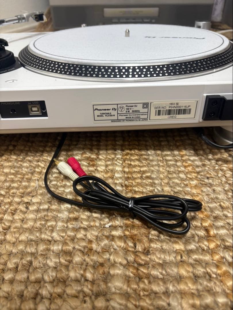 pioneer plx 500 完動品 ターンテーブル