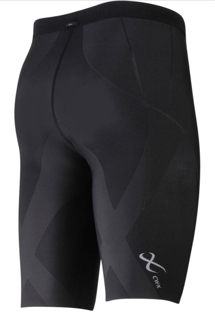 《美品》 CW-X スポーツタイツ ハーフ ブラック M メンズ
