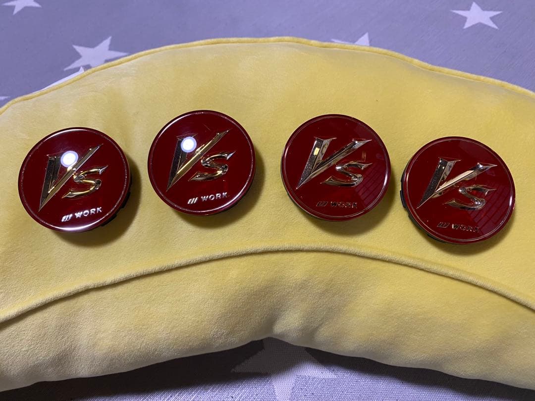 WORK ワーク VS センターキャップ 正規品 レッド