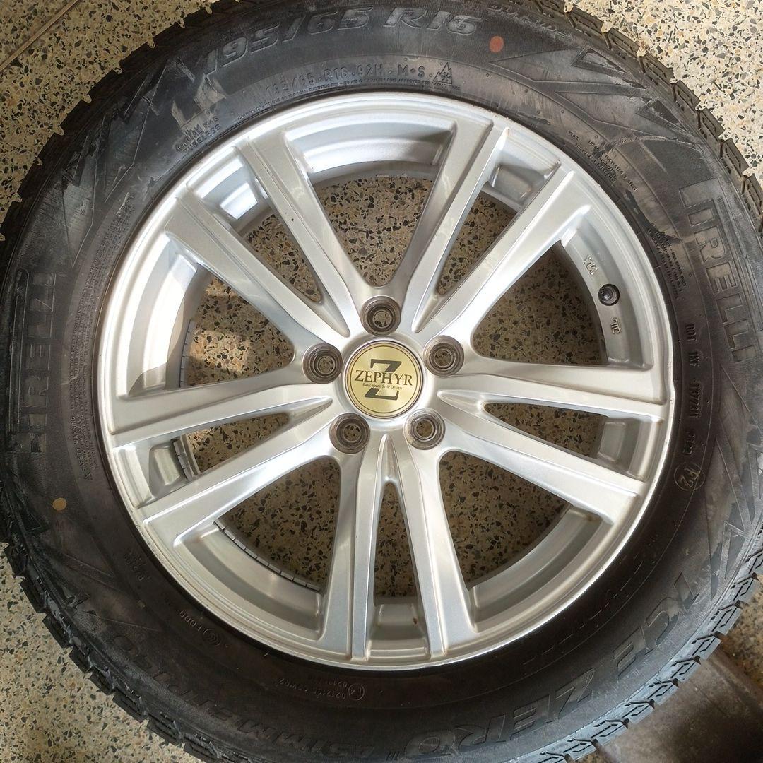 195/65R16 ピレリ アイスゼロ 新品 16インアルミ 4本 送料込み