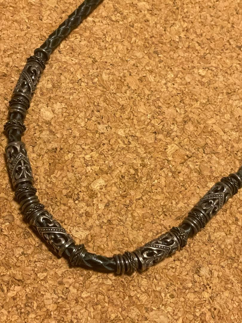 ◆感謝価格◆シルバー925×レザー◆シルバーウォレットチェーン◆