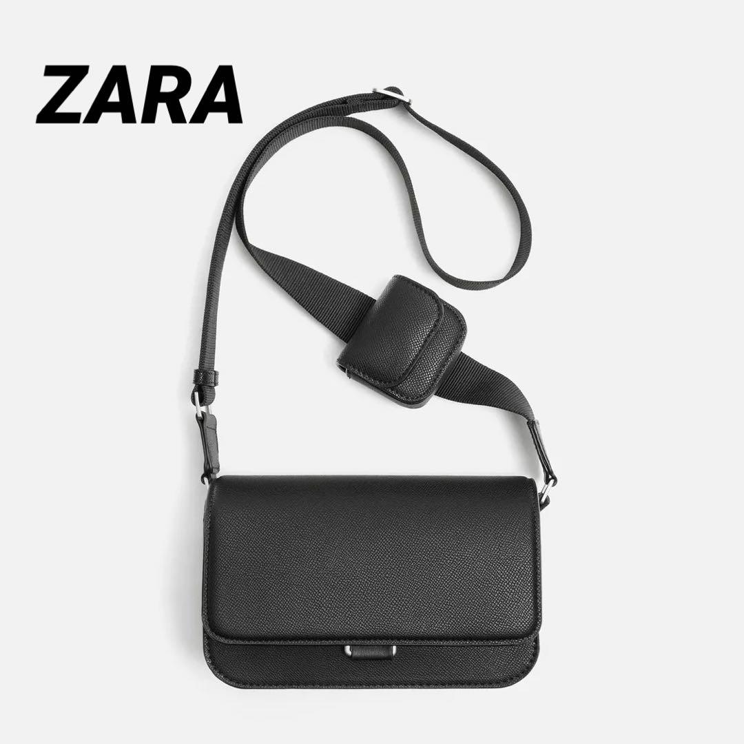 ZARA ザラ テクスチャードクロスボディバッグ