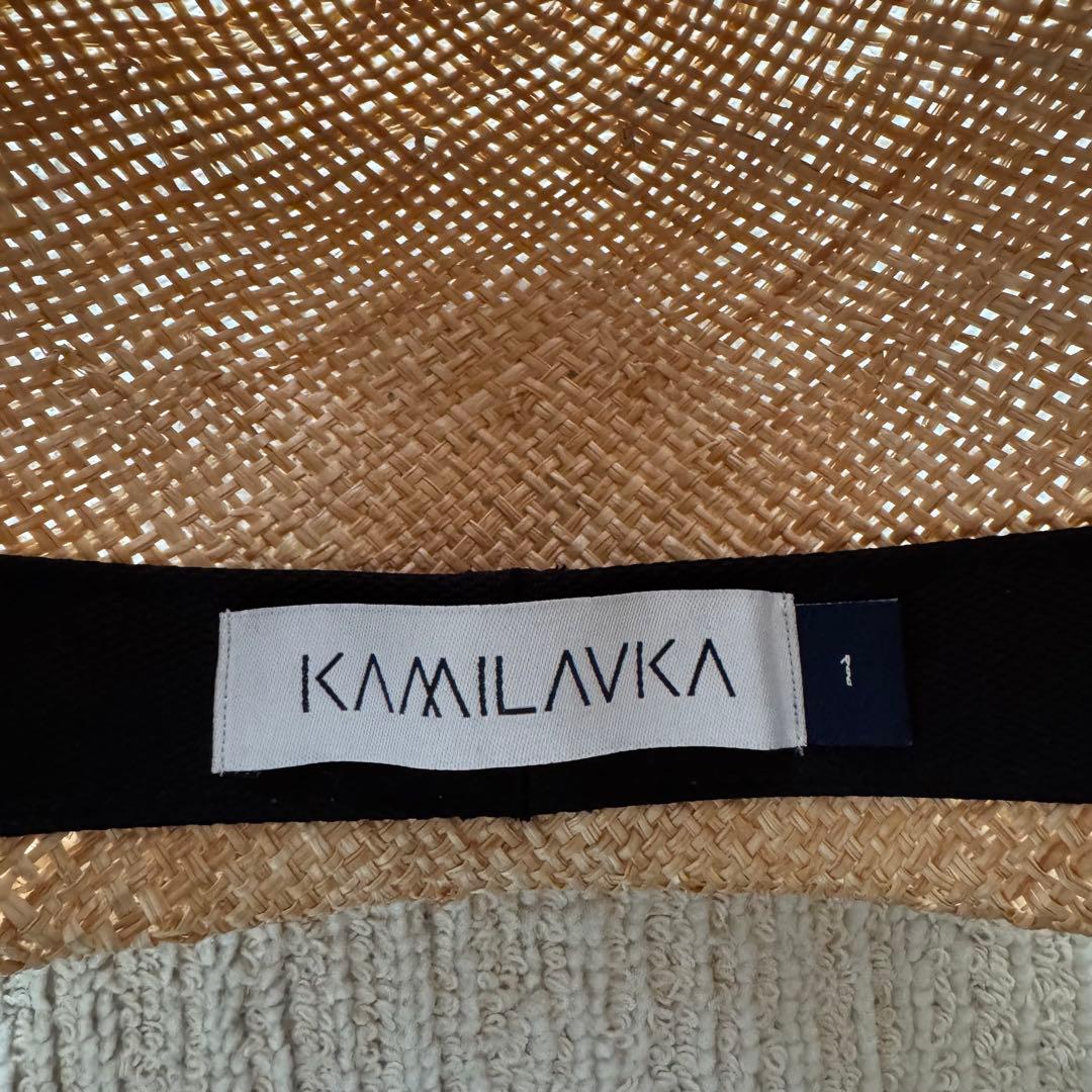 KAMILAVKA カミラフカ 麦わら帽子 ストローハット