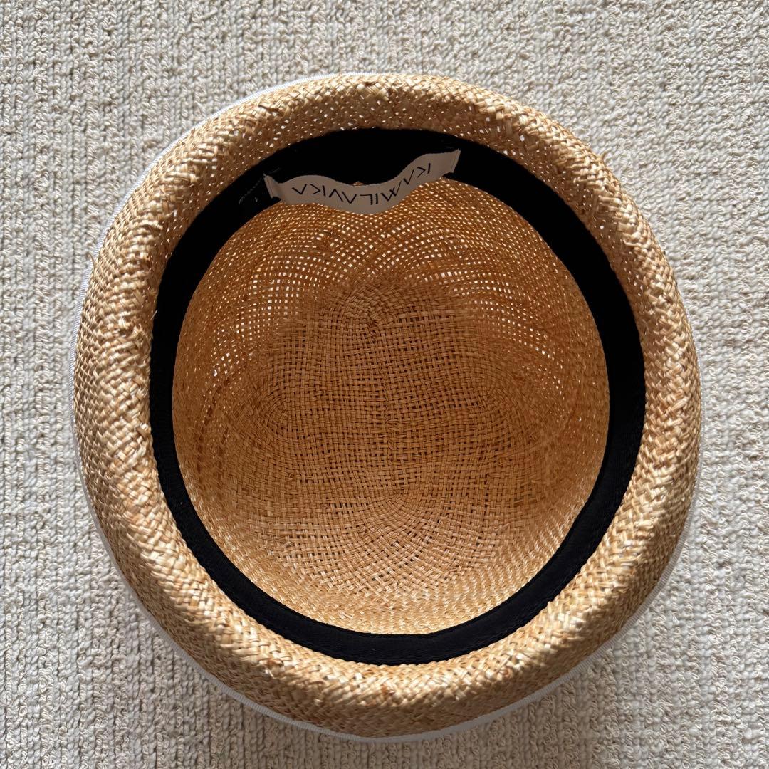 KAMILAVKA カミラフカ 麦わら帽子 ストローハット
