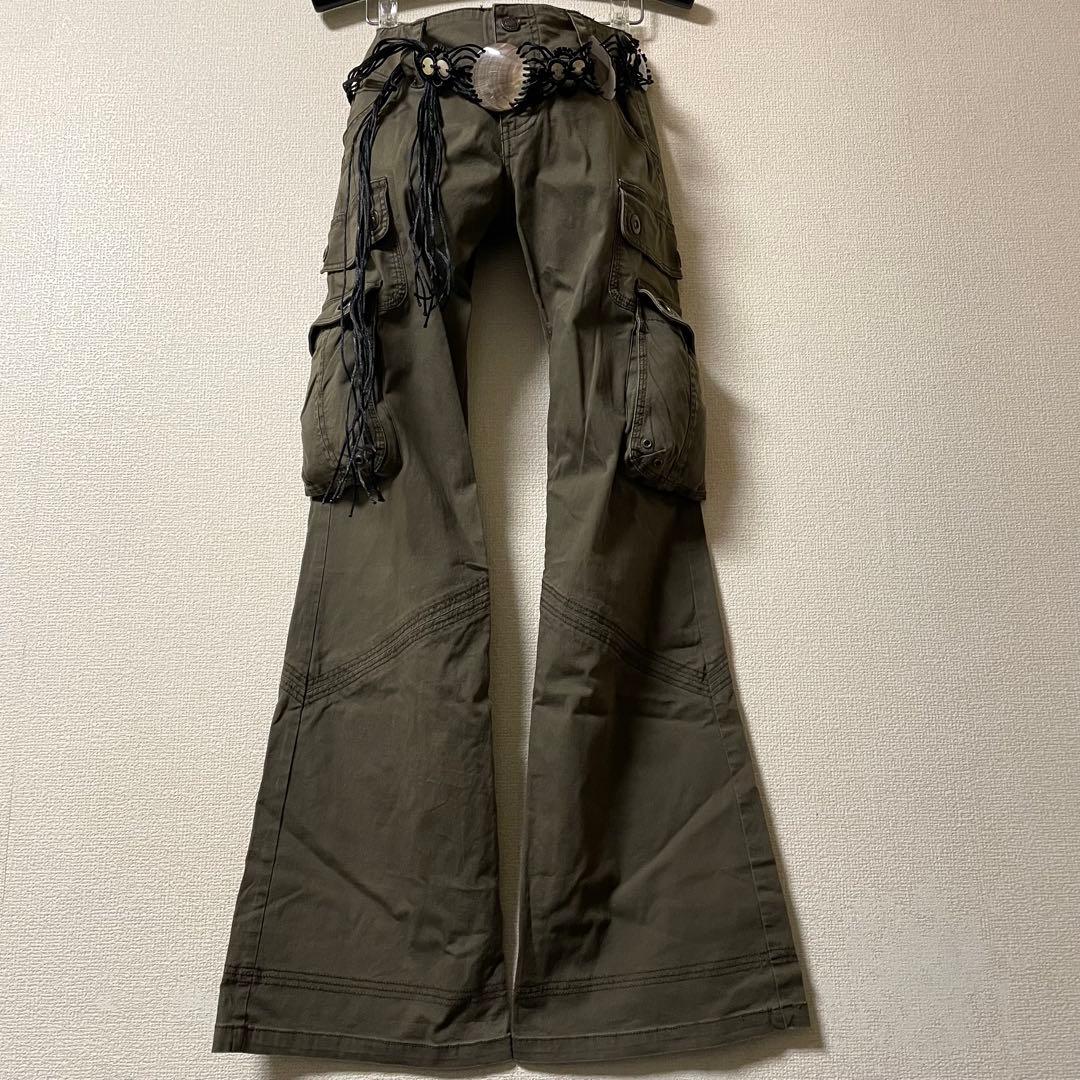 gimmick Cargo Pants フレア カーゴパンツ goa lgb