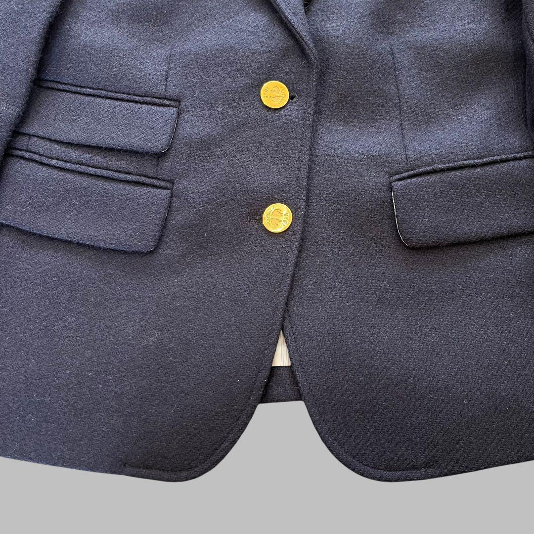 ブルックスブラザーズ ブラックフリース テーラードジャケット 紺ブレ 金ボタン