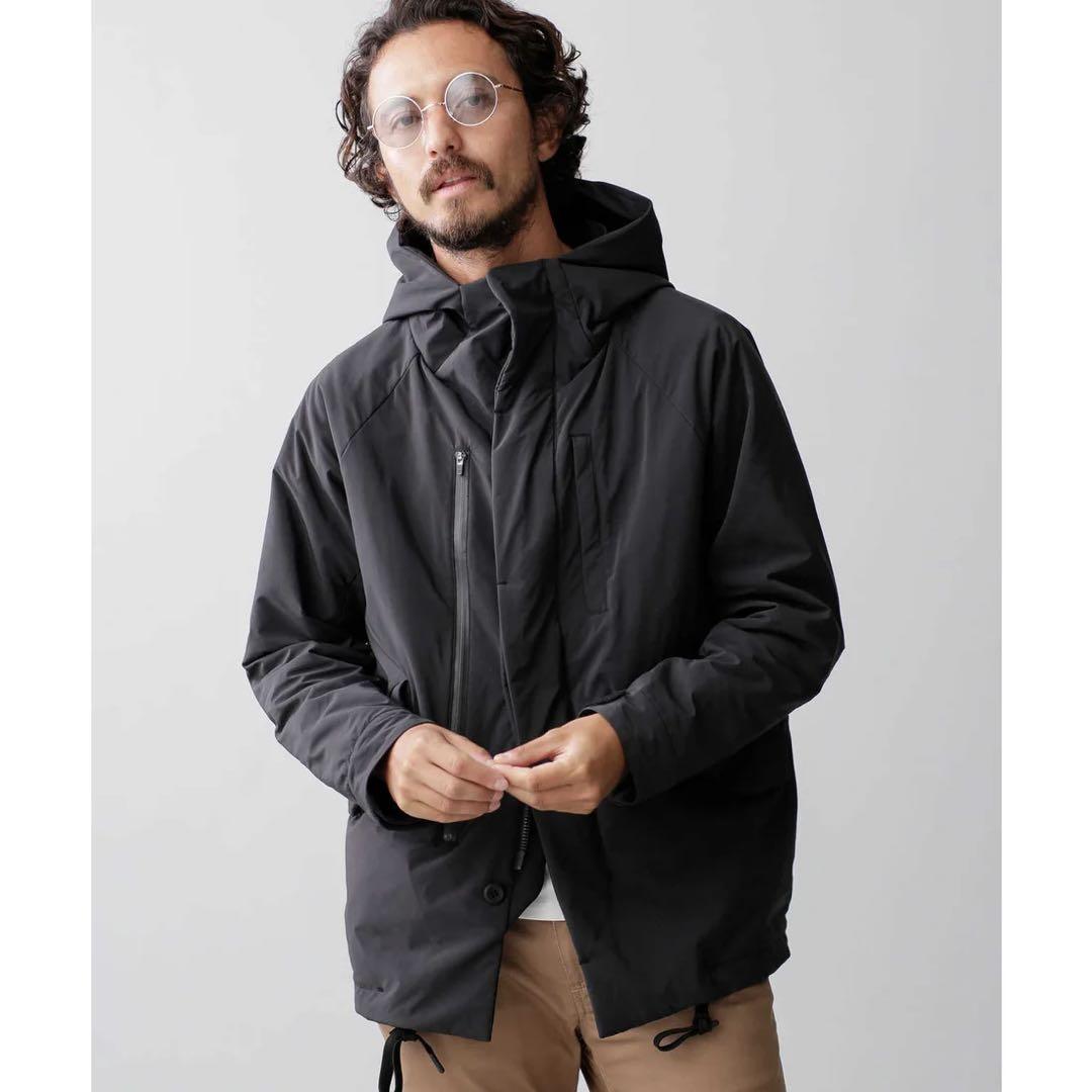 ナノユニバース x 西川ダウン 機能中綿ショートモッズコート ベスト付き