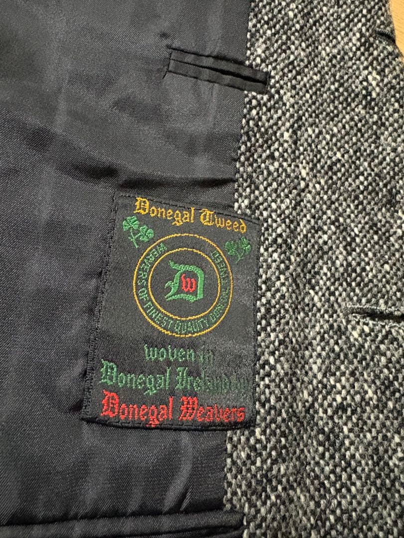 未使用に近い　ヴィンテージ　マクベス　アイルランド製　ドネガルツイード　A5