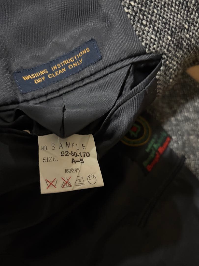 未使用に近い　ヴィンテージ　マクベス　アイルランド製　ドネガルツイード　A5