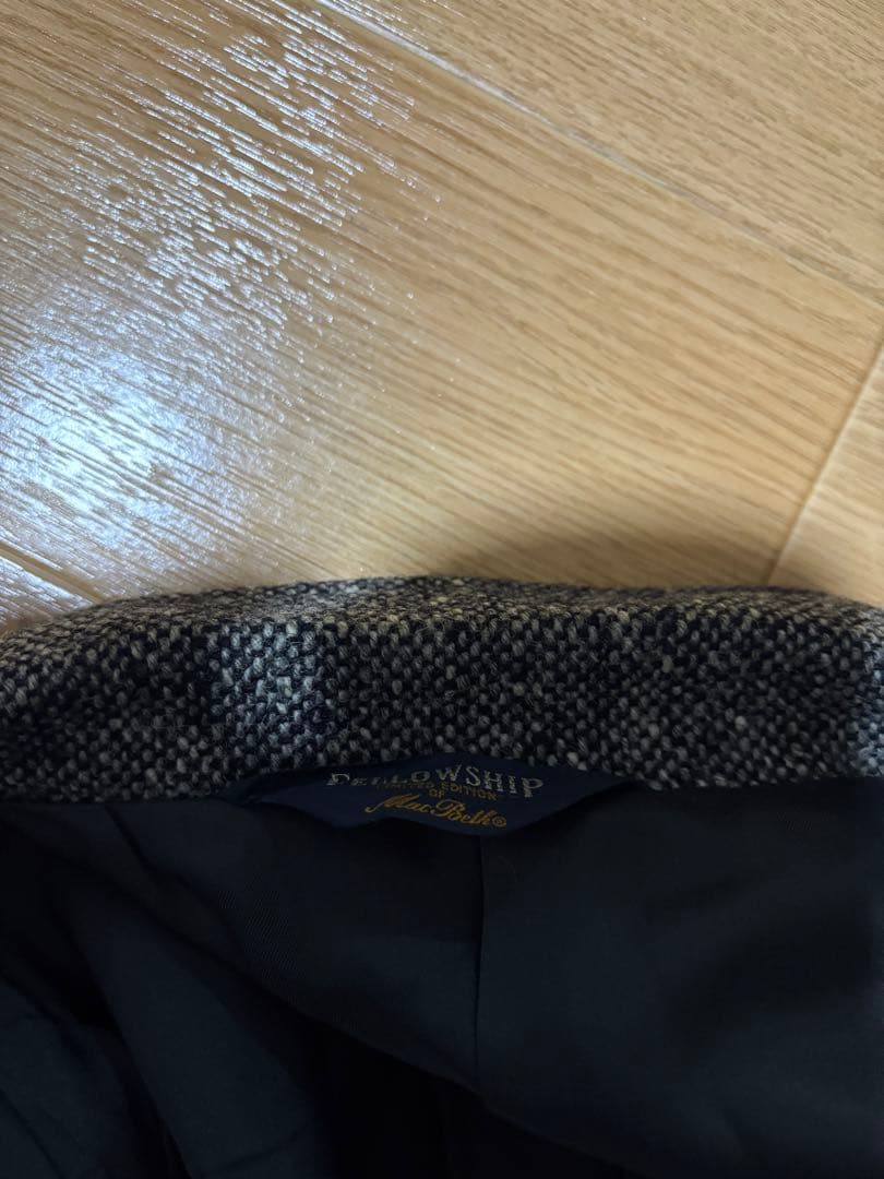 未使用に近い　ヴィンテージ　マクベス　アイルランド製　ドネガルツイード　A5