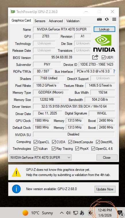 RTX 4070 super 12gb (動作確認済み)