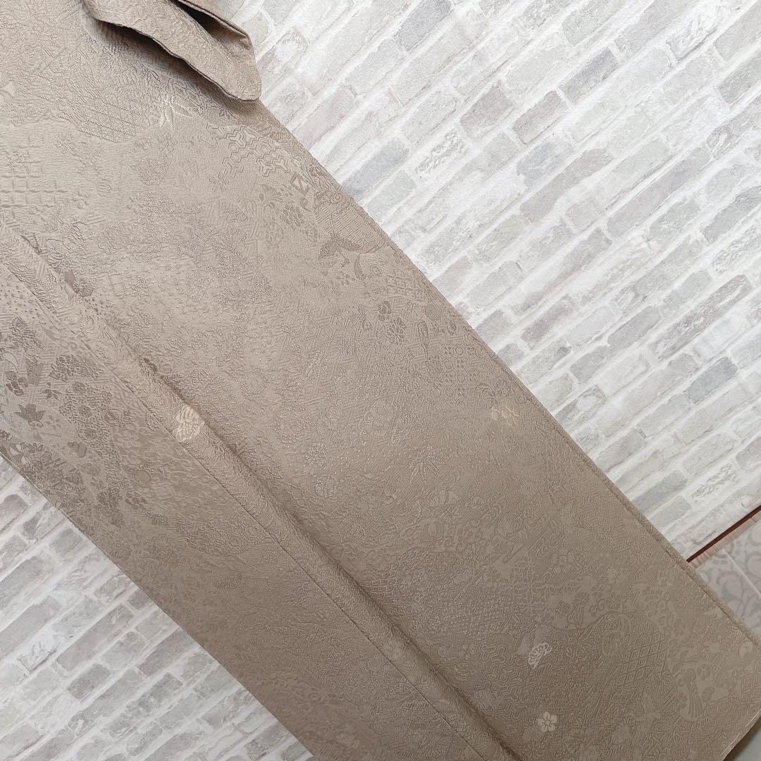 色無地　フルセット　松竹梅　吉祥二百撰　壽光織　シンプル　カジュアル　小紋　I9