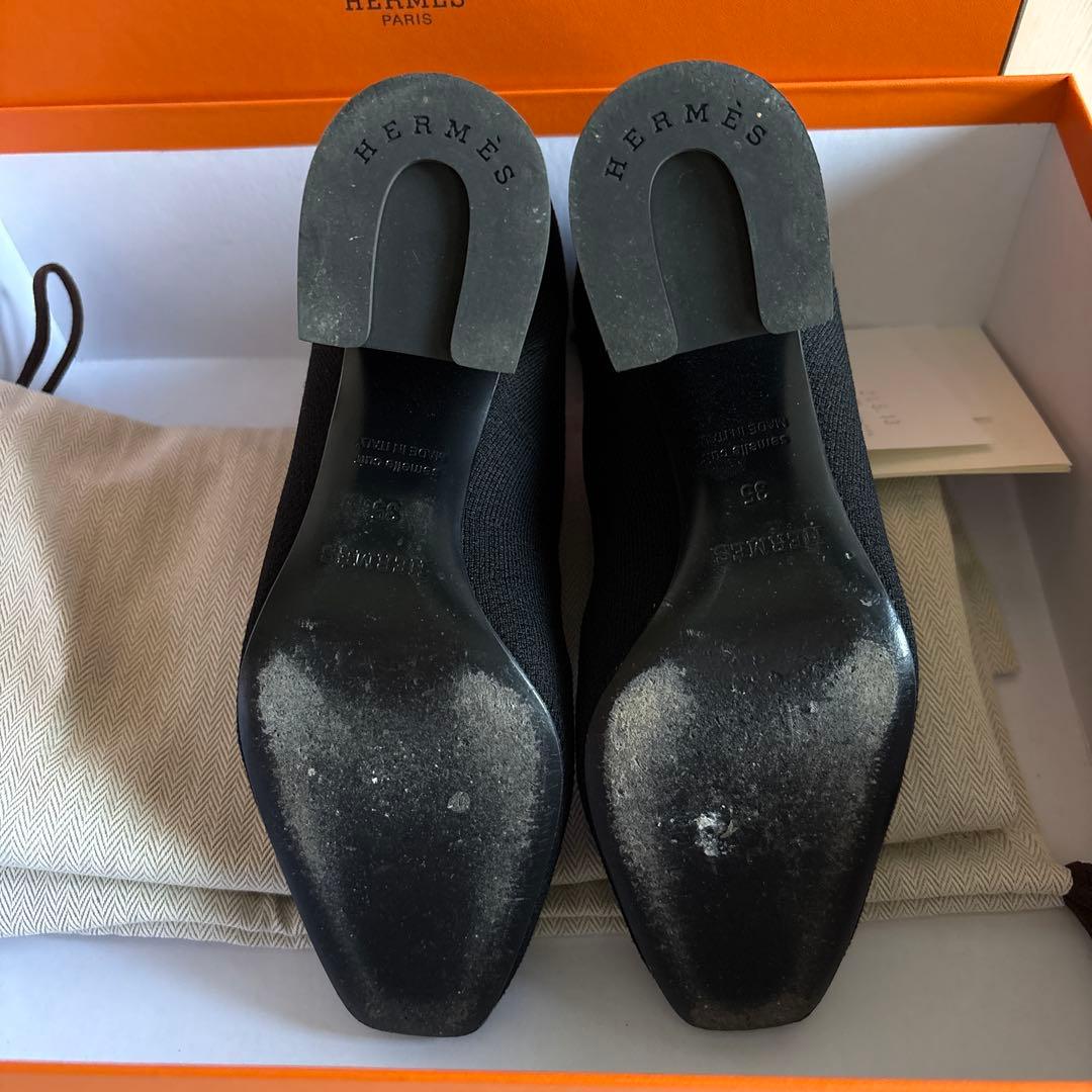 HERMES ブラック　ヴォルヴェール