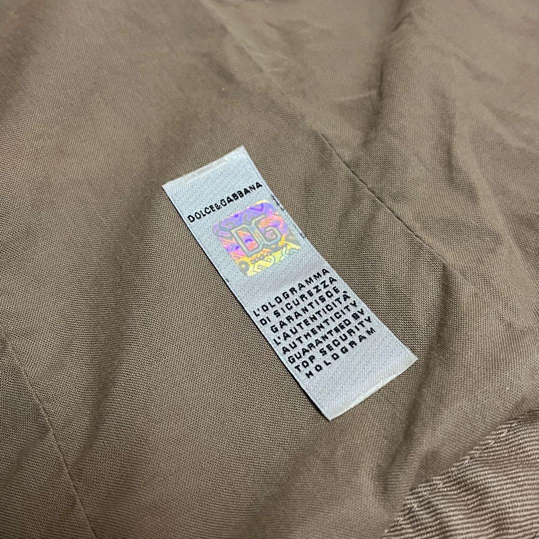 D&G ドルチェ&ガッバーナ フィールドジャケット ベージュ Size44