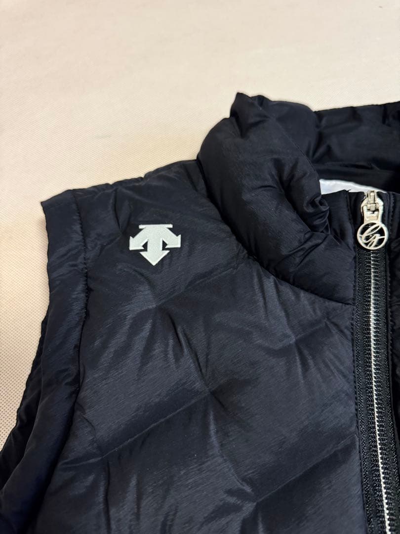 【新品未使用】デサント 中綿ベスト キルティング ブラック M