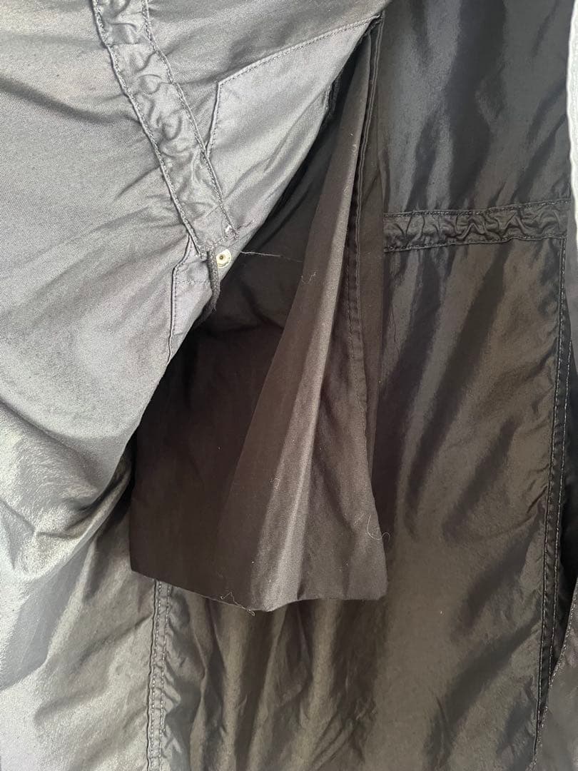 US ARMY スノーパーカー　スノーカモ　後染めブラック　黒染め　アメリカ軍