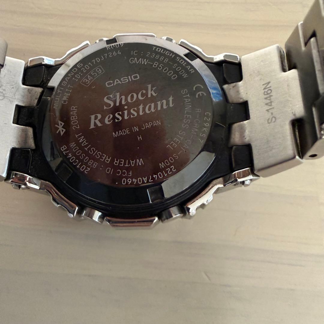 【早い者勝ち】G-SHOCK GMW-B5000D-1JF シルバー　フルメタル