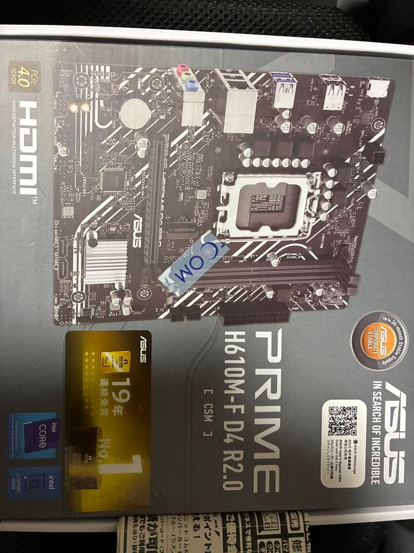 ASUS H610M-F D4 R2.10 マザーボード