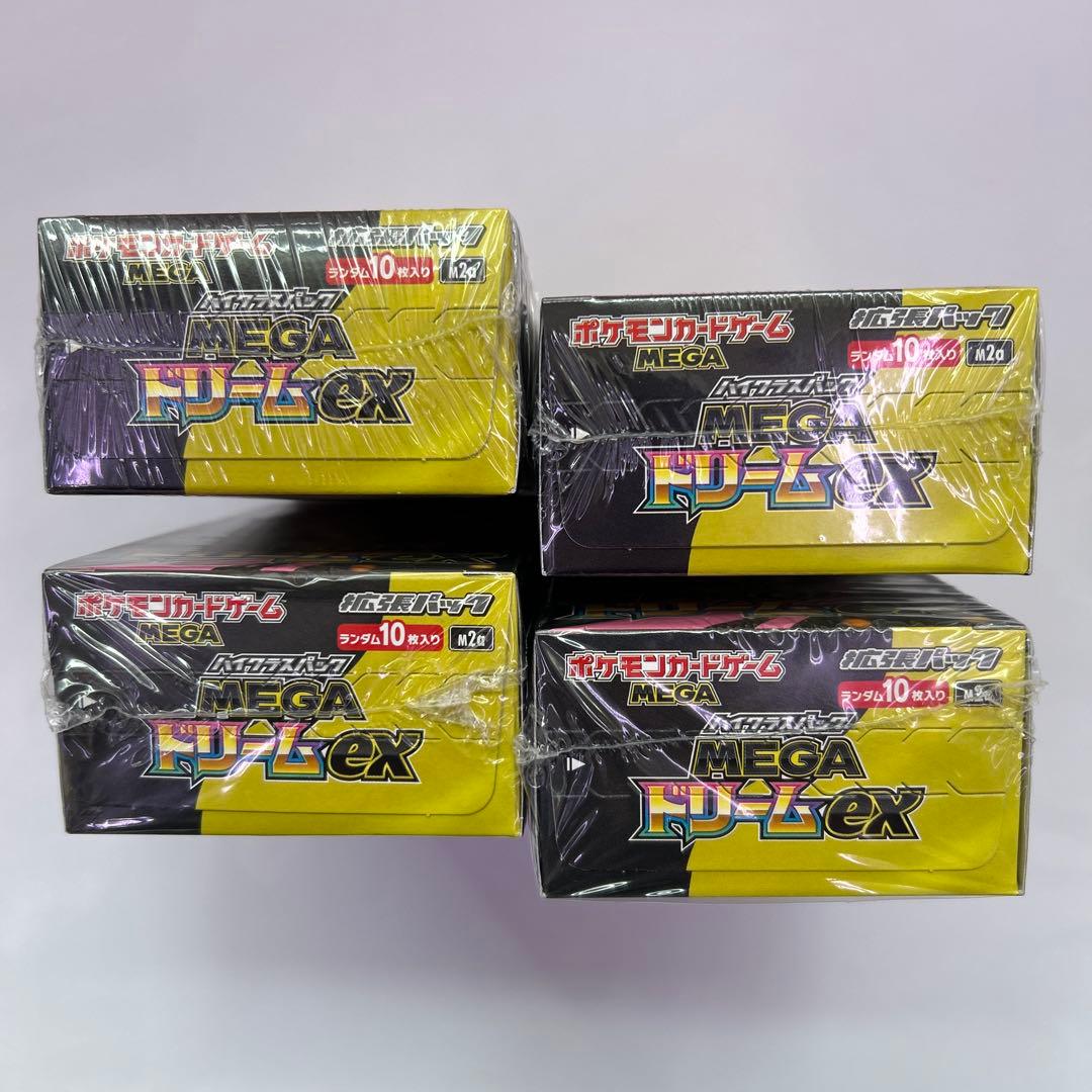 ポケモンカード ハイクラスパック MEGA ドリームex 4box