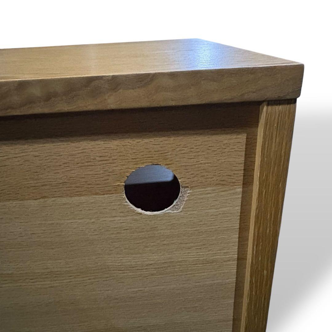 無印良品 オーク材 テレビボード 幅1625mm ナチュラル シンプルデザイン