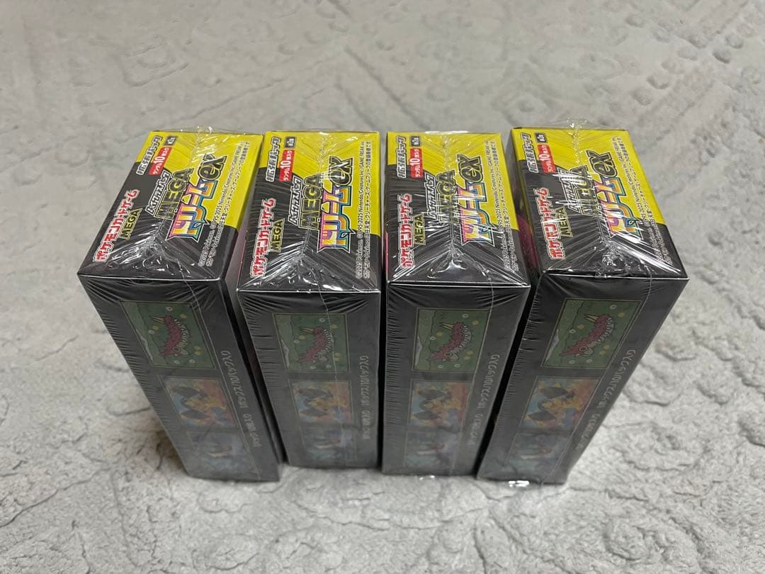 ポケモンセンター　ポケモンカード MEGAドリームex 4BOX シュリンク付き