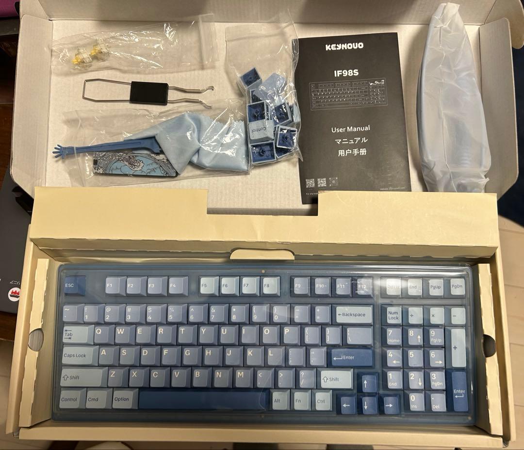 YUNZII Keynovo IF98 98キー 96％ メカニカルキーボード