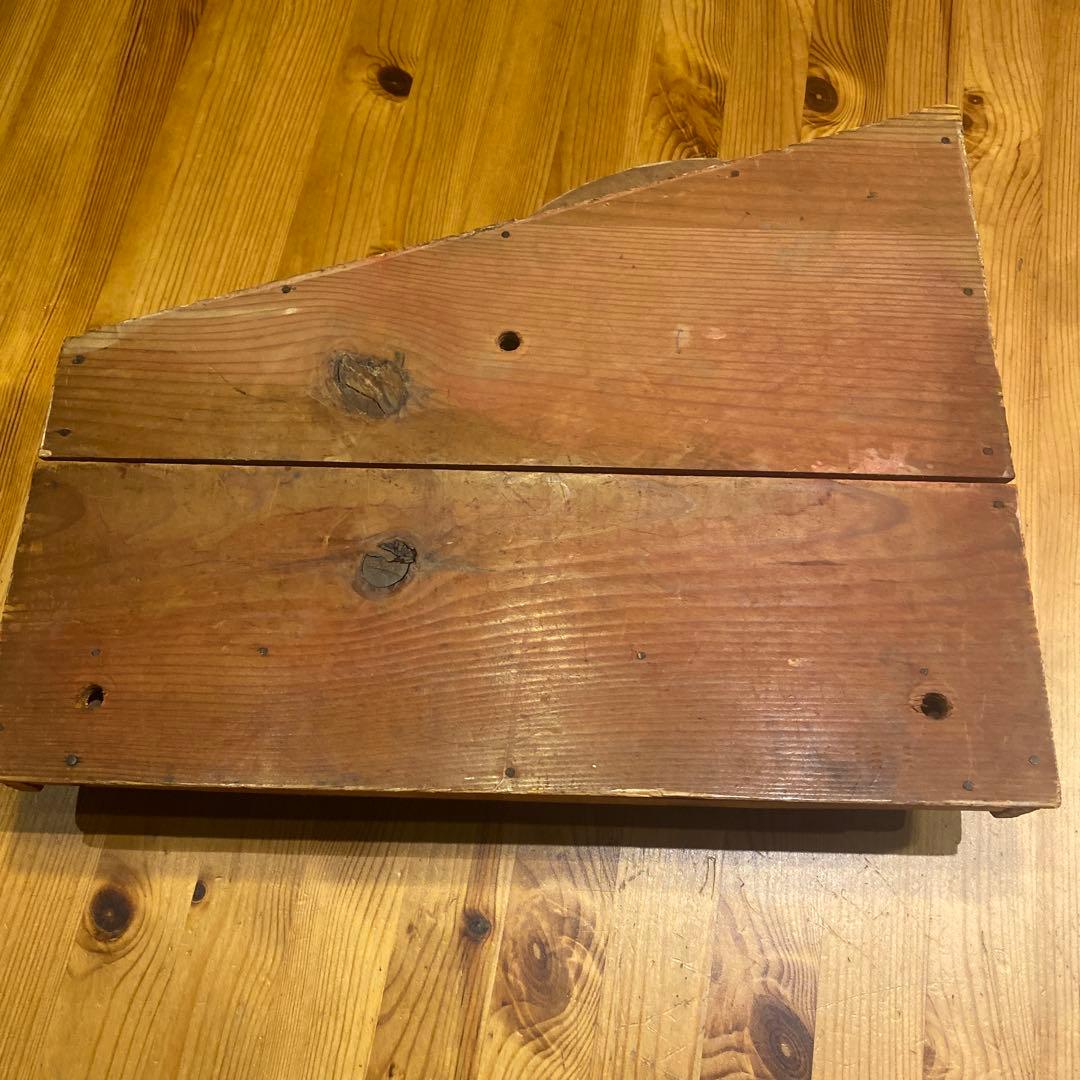 f*)様 ヴィンテージ 赤い木製ピアノ 25鍵盤