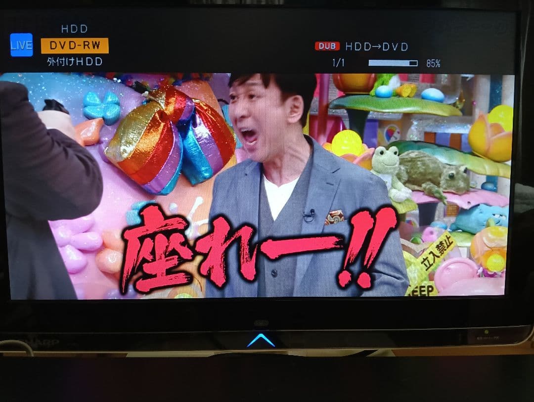 SHARP　2番組同時録画可能　シャープ ブルーレイレコーダー　BD-W570