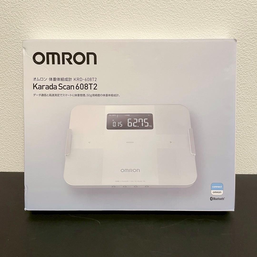 OMRON オムロン 体重体組成計 カラダスキャン ホワイト KRD-608T2