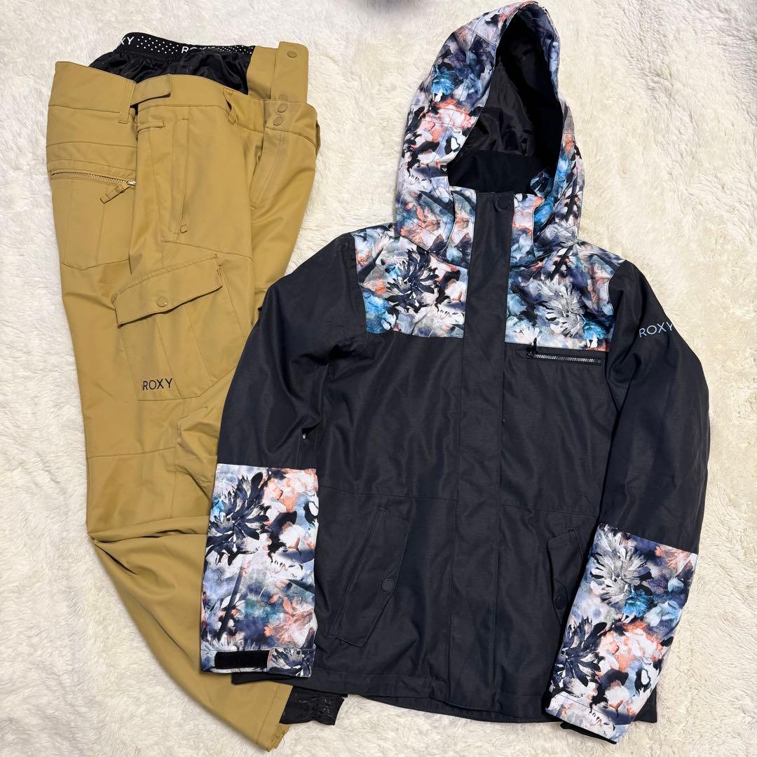 ROXY ロキシー ウェア上下セット　スノーボードウェア　マルチカラー