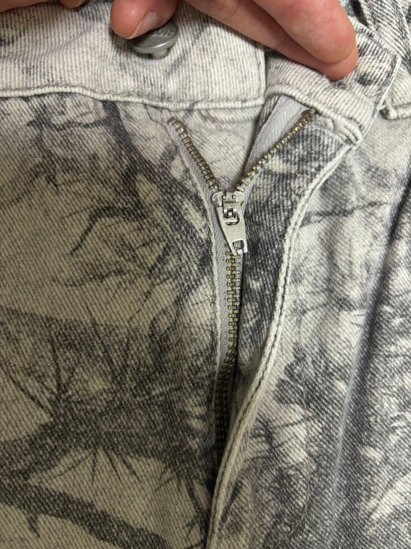 ZARA リアルツリー カモフラージュ カーペンターパンツ バギーデニム