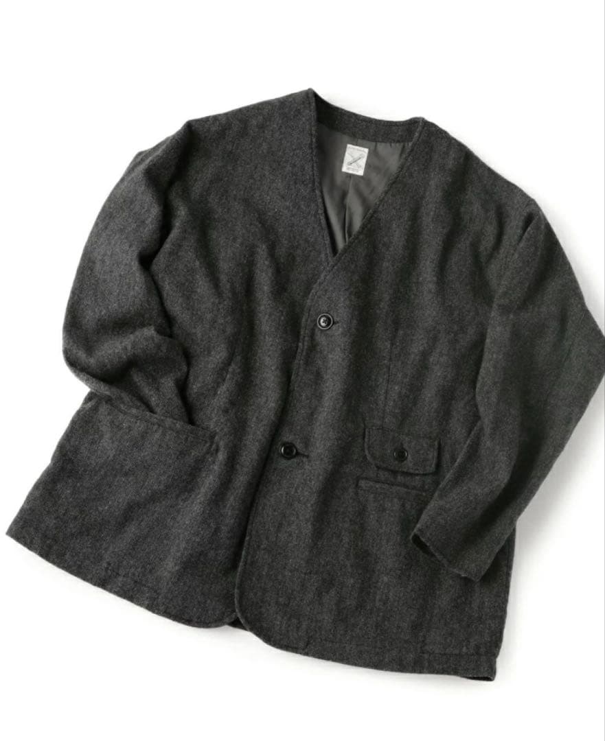 ノーカラージャケット/ツイード ADITIONAL メンズ ビギ ジャケット