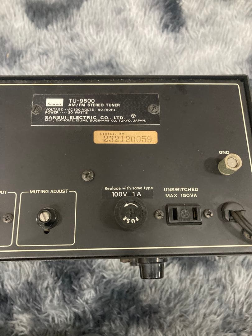 Sansui TU-9500 AM/FM 最上級チューナー　ワンオーナー