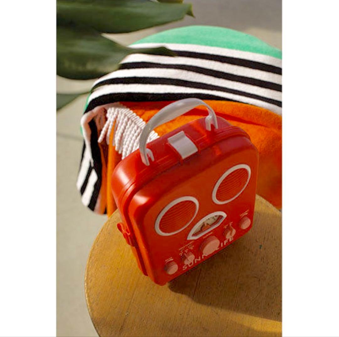 国内入手困難SUNNYLIFE（サニーライフ）ビーチステレオスピーカー／レッド