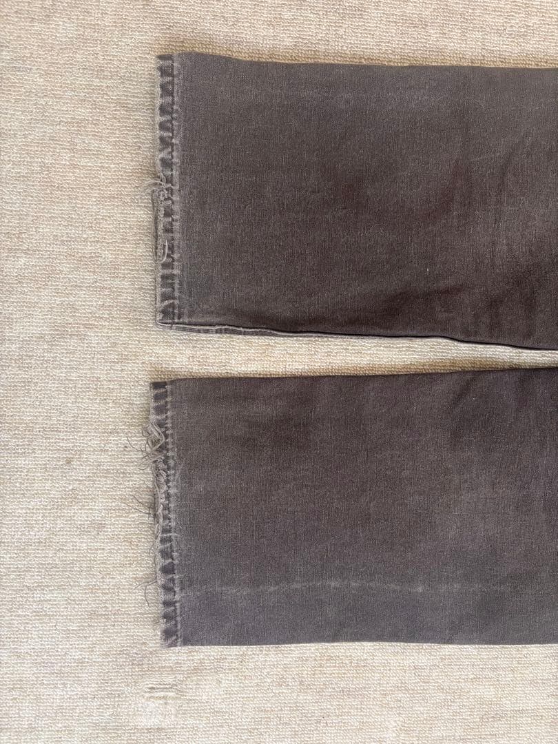 Carhartt ダブルニー パンツ ダークブラウン 雰囲気◎ 鬼フェード