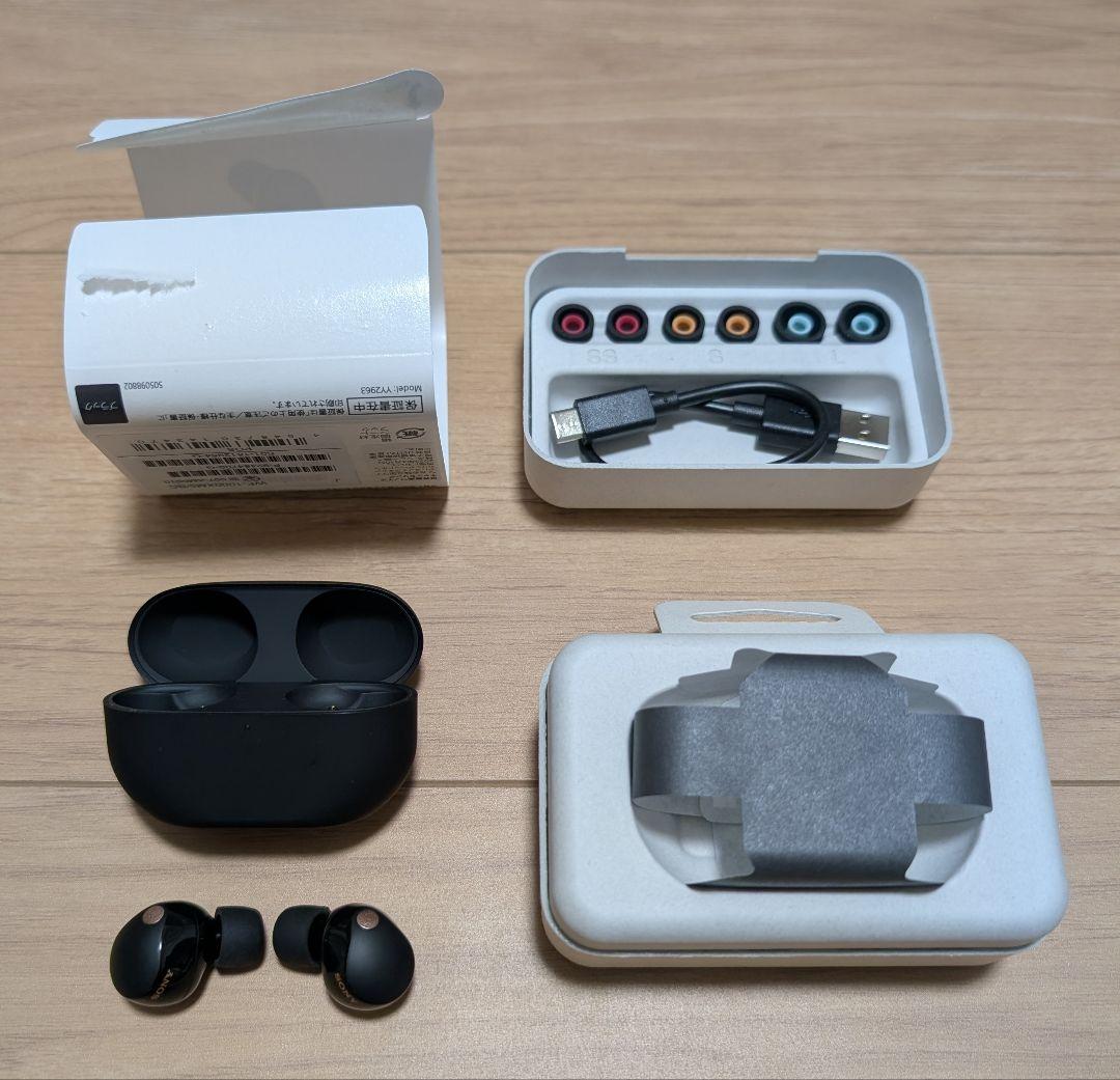 Sony WF-1000XM5 ワイヤレスイヤホン ブラック