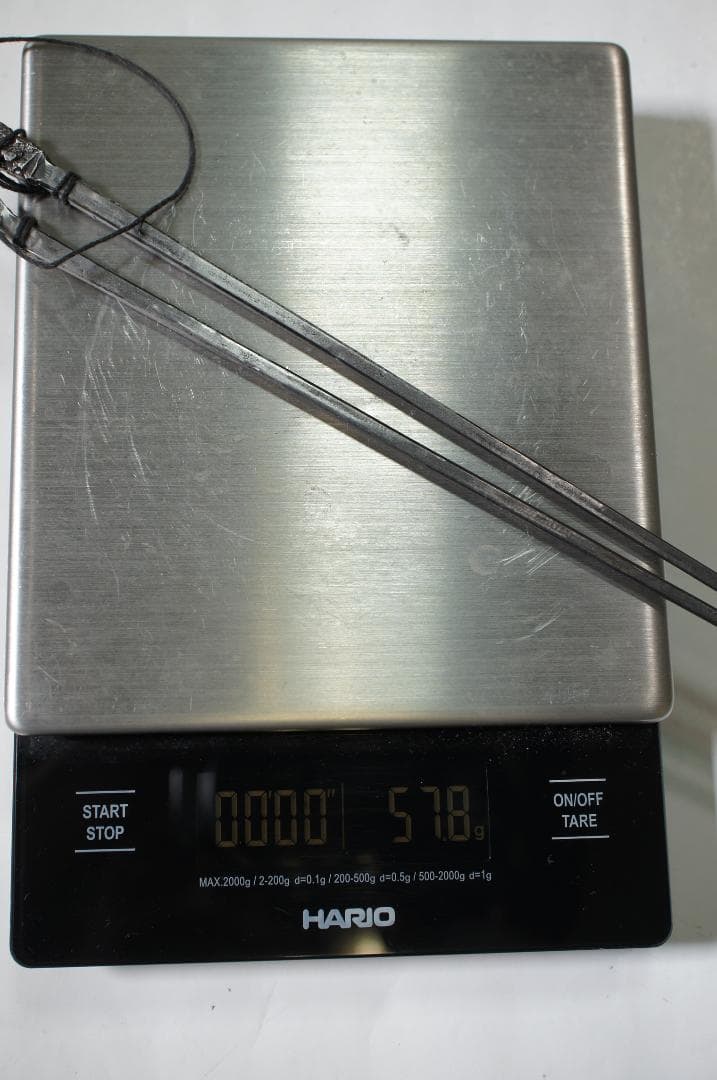 玉鋼火箸　雲州弘光作　ドアチャイム　火箸風鈴