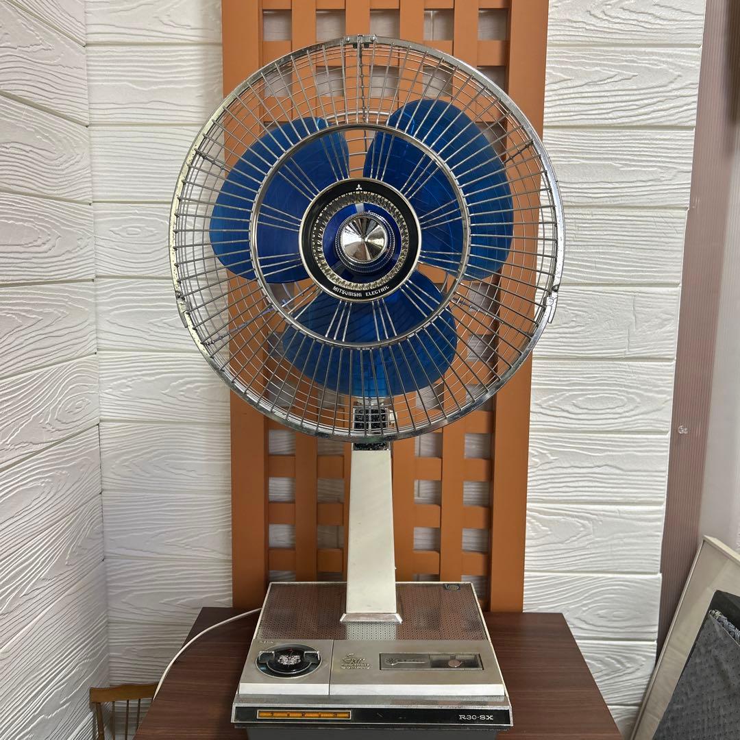 期間限定値下げ！三菱　MITSUBISHI レトロ　扇風機　R30-SX 動作品