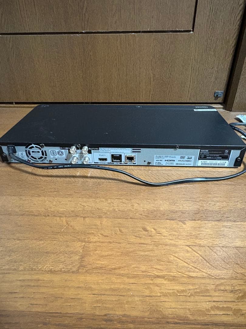 東芝HDD＆ブルーレイディスクレコーダー　DBR-W1007