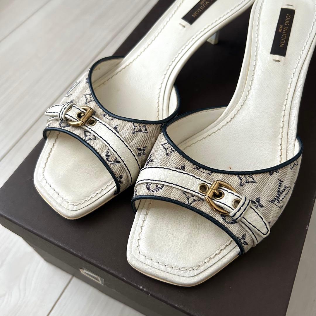 ルイヴィトン ミュール サンダル モノグラム 23.5cm 36.5